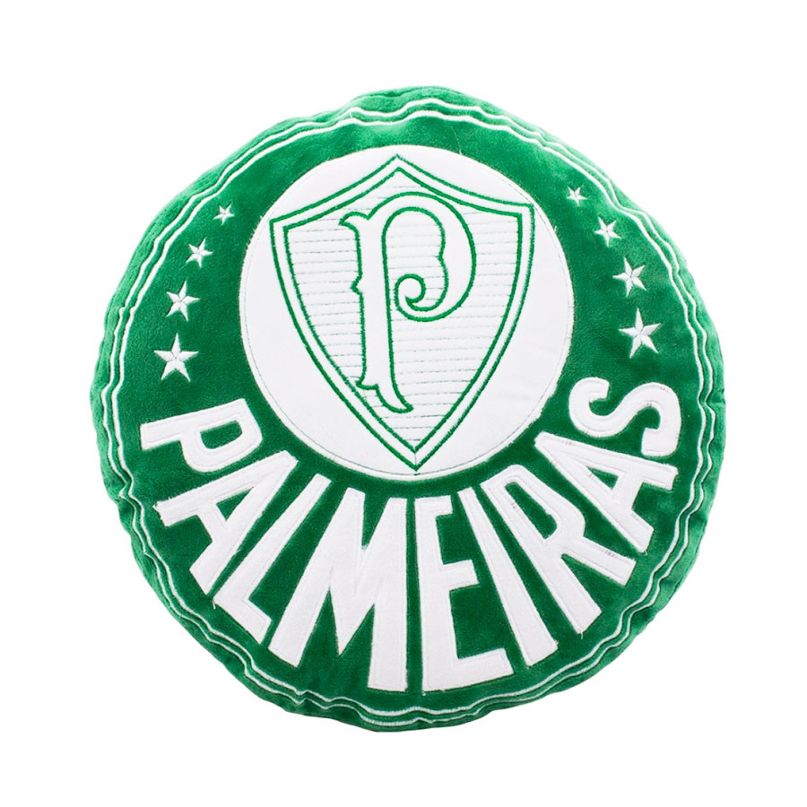 Almofada Redonda Palmeiras - 38x40cm - 1 unidade - Rizzo