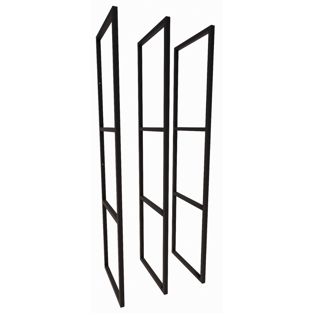 3 suportes estilo industrial 100x28cm prateleira de parede e teto reforçada