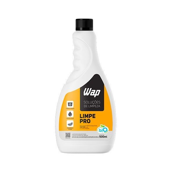 WAP Limpe PRO 500ml Detergente Concentrado para Limpeza Pesada de Pisos
