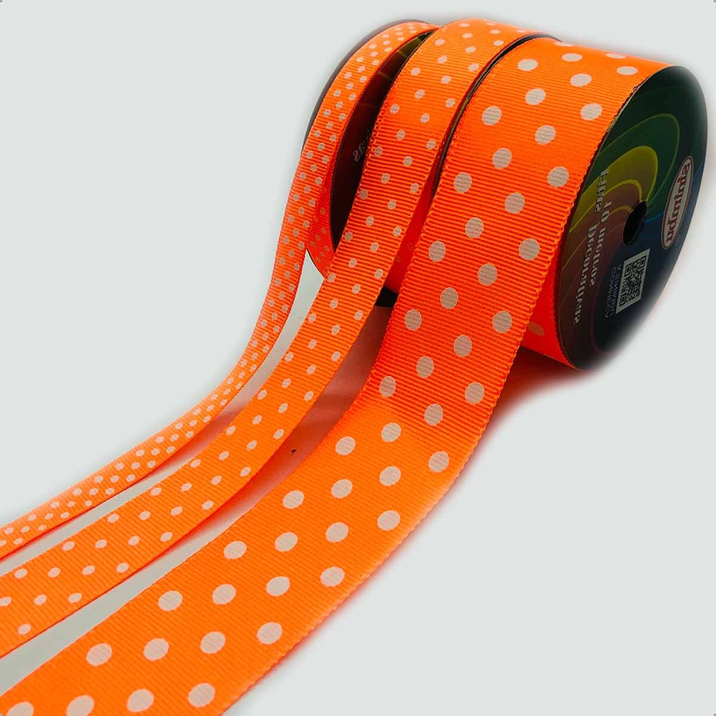 Fita POA Gorgurão 1433/C38-Laranja Neon/Bc Sinimbu 10MT em Oferta na Shopee