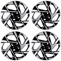 Calota Aro 15" cor Preto/Prata HB20/HB20S 2024 (Jogo c/ 4 Calotas) Grid - 202CP-PBP-E
