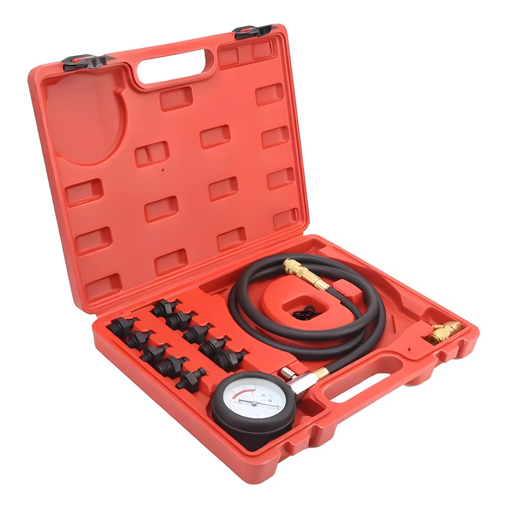 Kit Manômetro Para Medir Pressão Óleo E Cambio