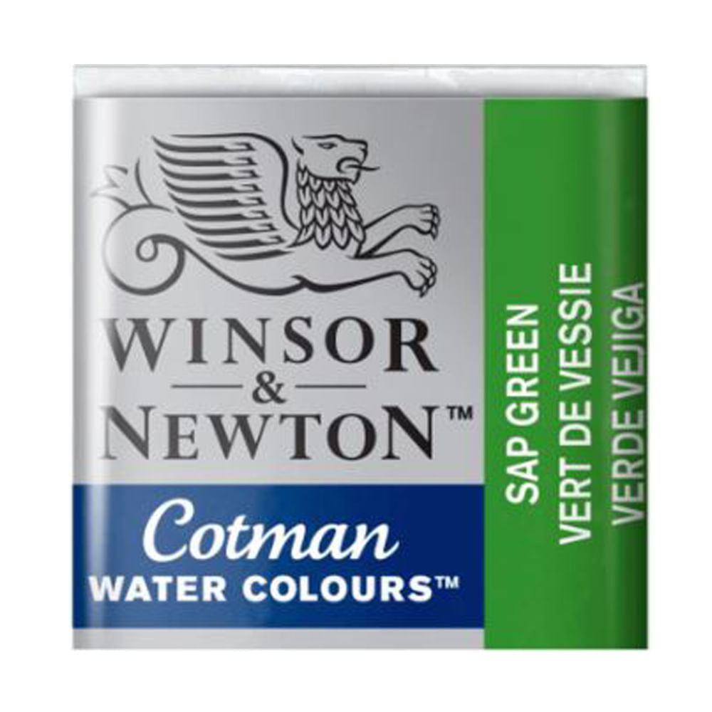 Aquarela Pastilha Winsor & Newton Cotman 599 Sap Green
