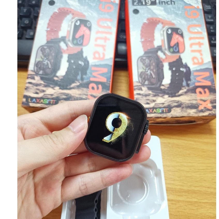 IWO Watch i9 Ultra Max Smart Watch 49mm Novo NFC Homens Mulheres GPS Track Bluetooth Chamada BT Música Jogos Carregamento Sem Fio Smartwatch