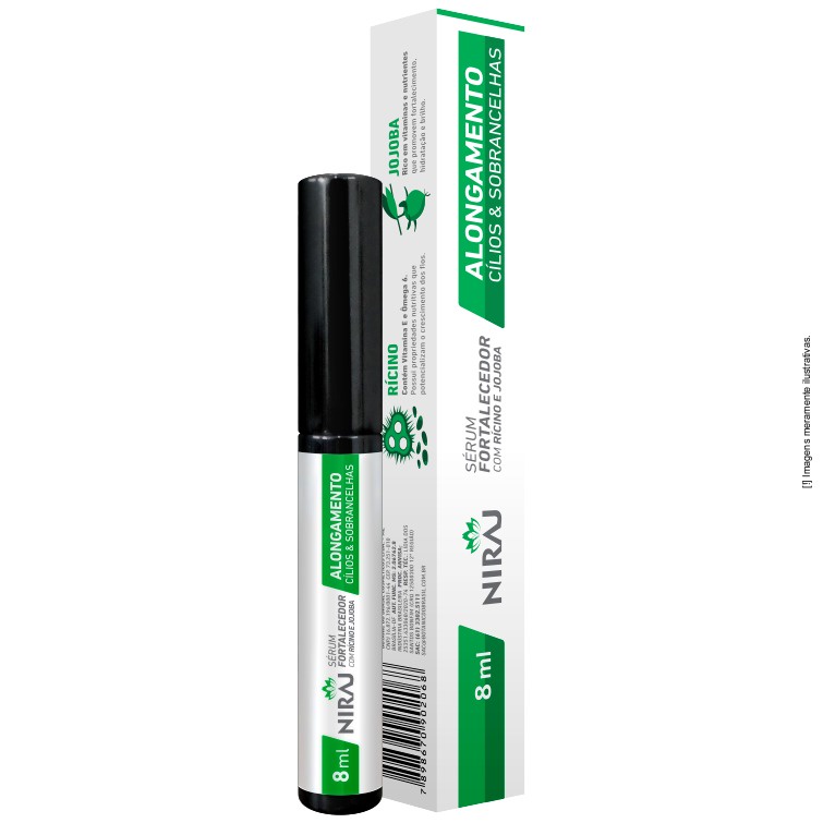 SERUM NIRAJ RICINO E JOJOBA 8ML VERDE