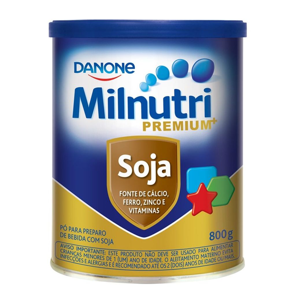 Milnutri Premium Soja Danone Pó para Preparo de Bebida com Soja com 800g em Oferta na Shopee