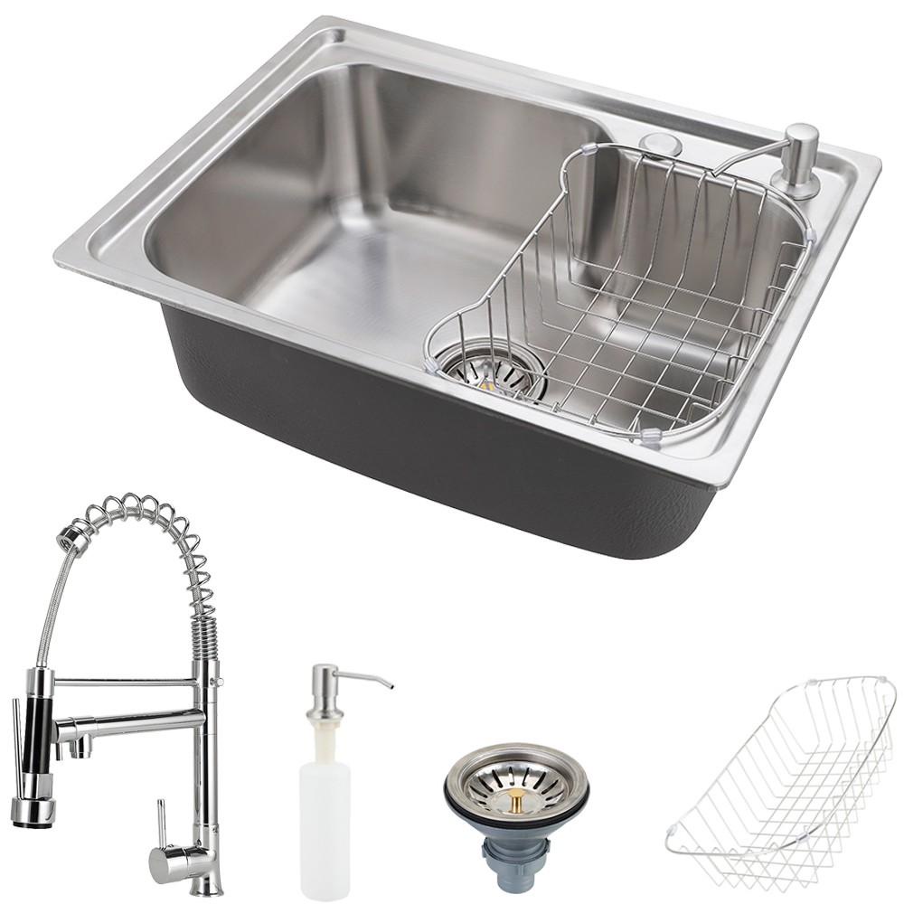Cuba para cozinha pia com acessórios Matis e Torneira monocomando gourmet Munim Pingoo em Oferta na Shopee