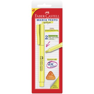 Pincel marca texto amarelo SM/MTAMZF Faber-Castell