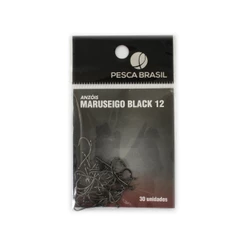 Anzol Maruseigo Black 12 30 Unidades - Pesca Brasil