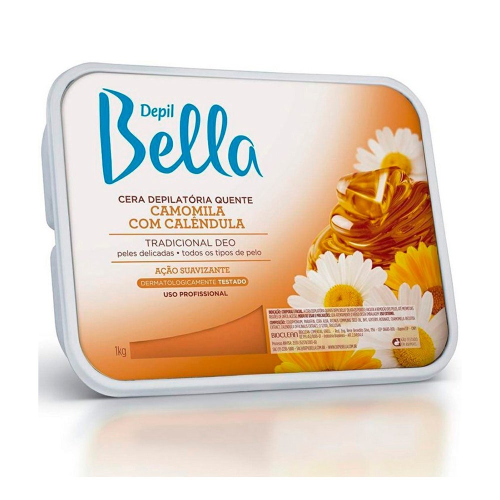 Cera Depilatória Depil Bella Camomila 500g em Oferta na Shopee