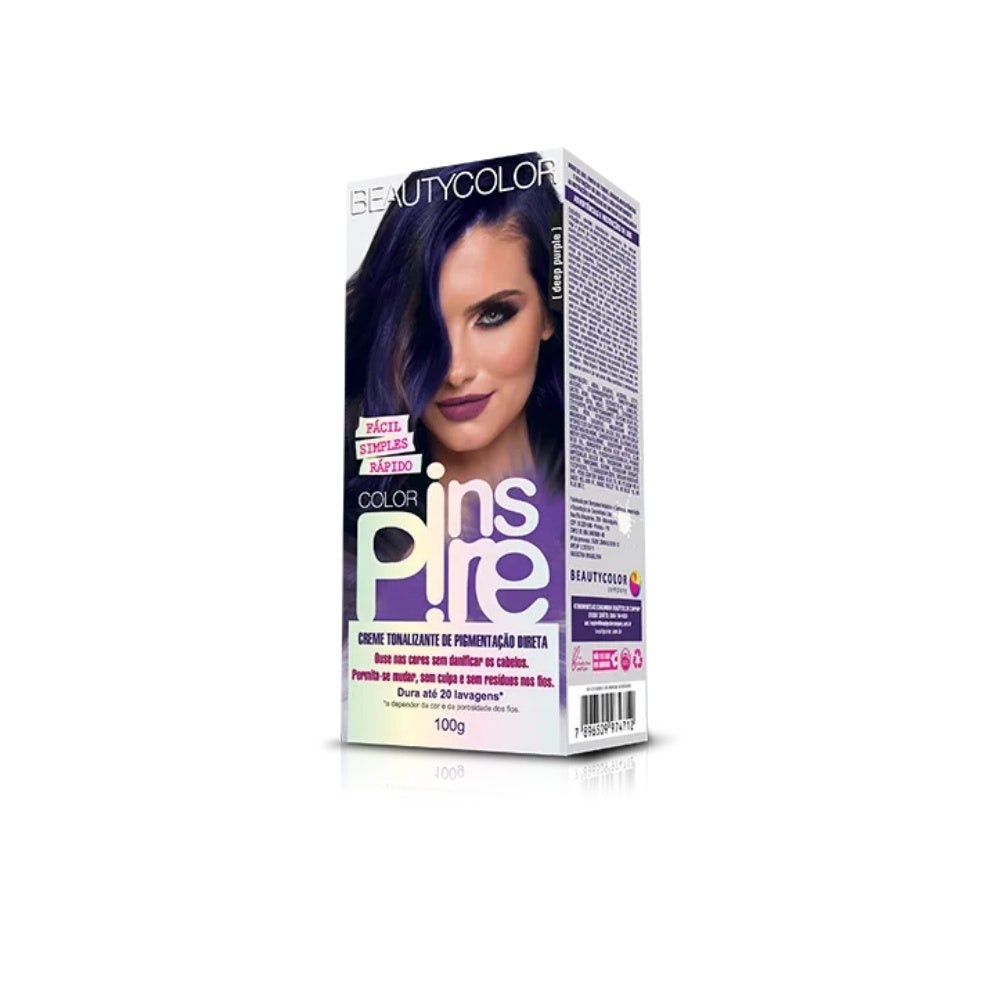 Tintura Tonalizante Beauty Color Inspire Deep Purple em Oferta na Shopee
