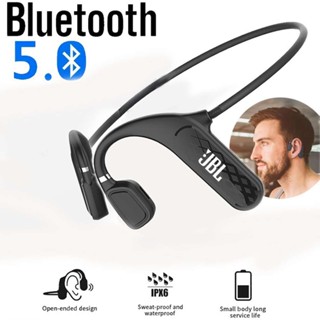 Fone De Ouvido Bluetooth 5.0 Sem Fio Para Condução Óssea Versão Esportiva Com Microfone