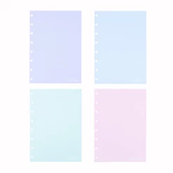 Bloco refil grande CandyColors pautado linha branca 90g com 40 folhas CIRG4034 Caderno Inteligente