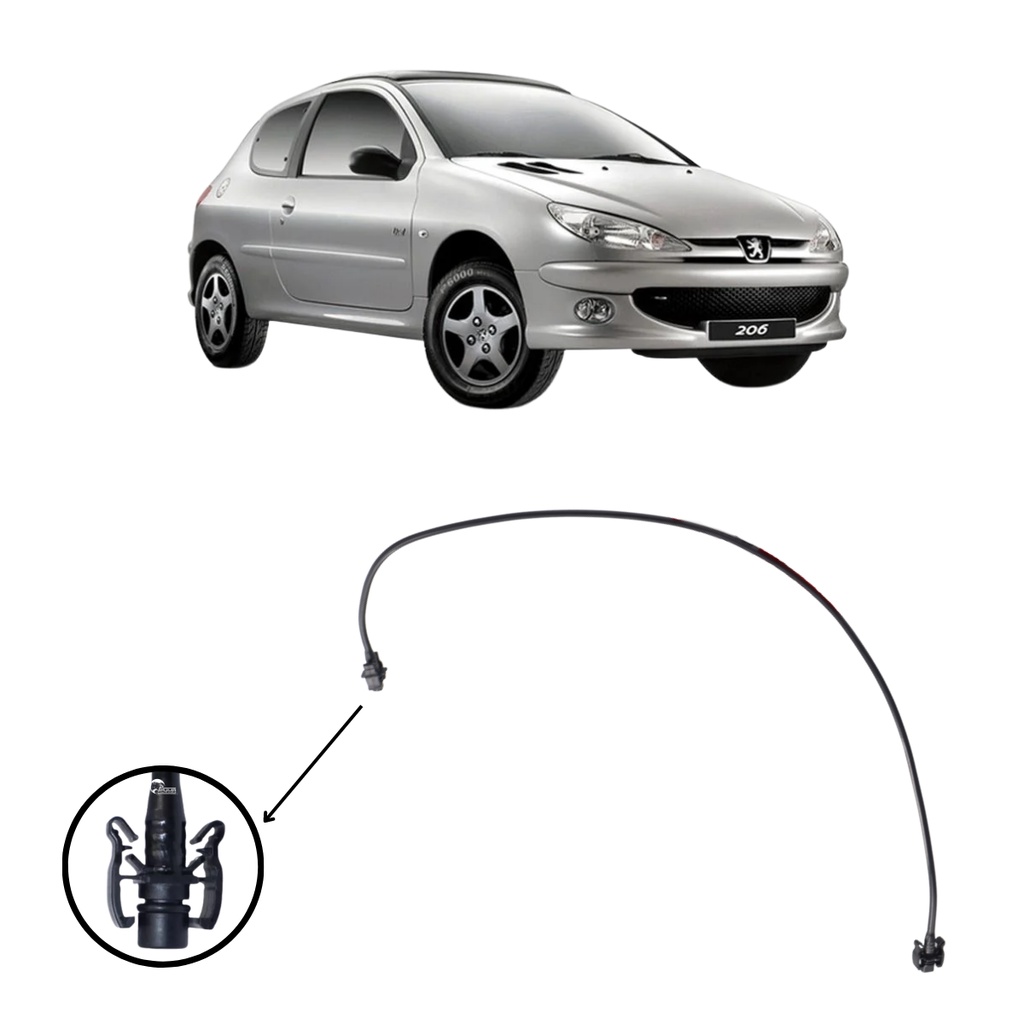 Mangueira Retorno Radiador Peugeot 206 1.0 16v Gás Todos