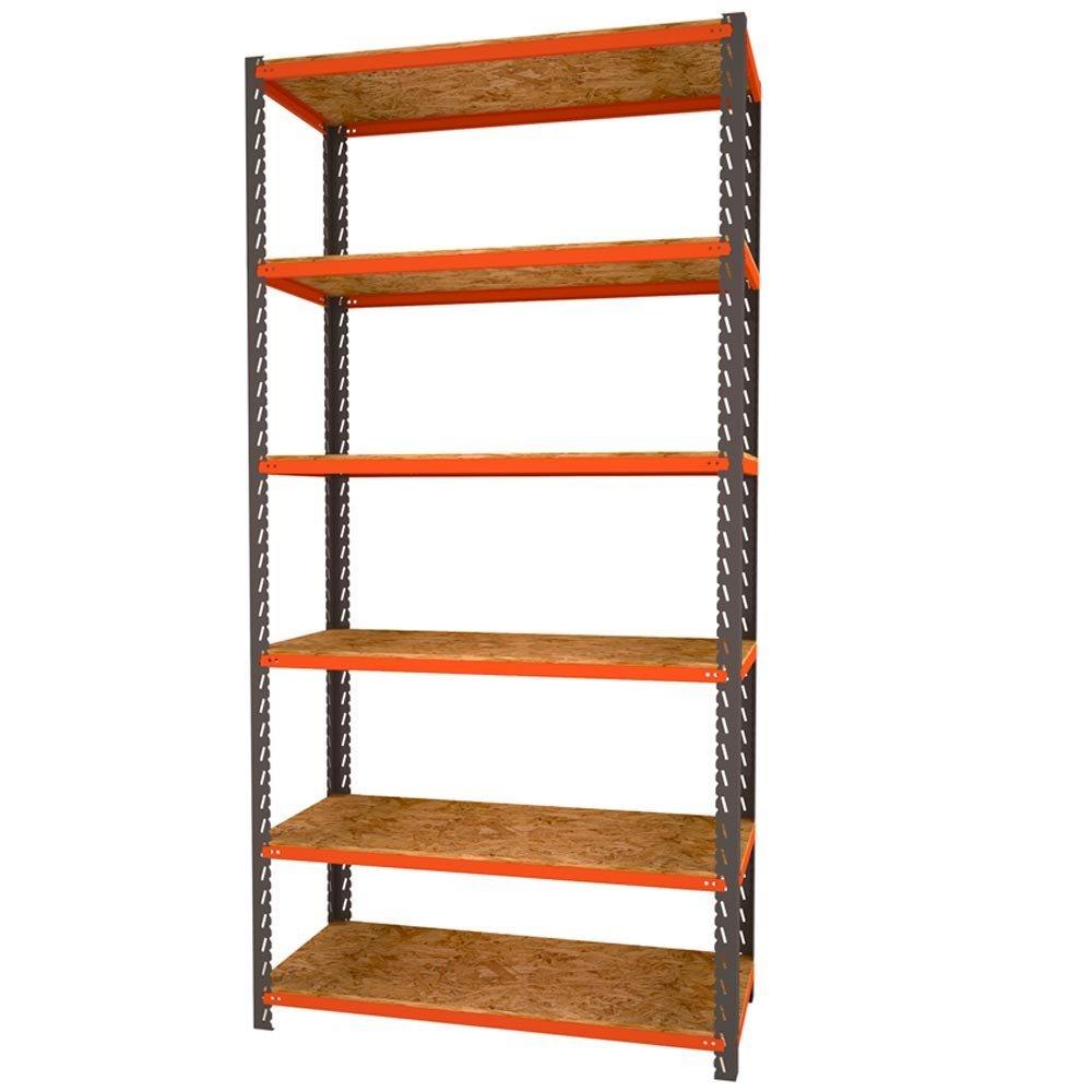 Estante Monta Carga 450 x 1950 mm com 6 Prateleiras e Capaci