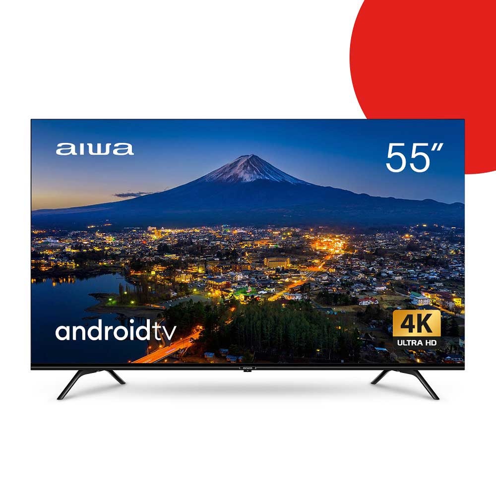 Smart TV 55 Polegadas Aiwa Andr 4k Borda Ultrafina Dolby Vision e Atmos