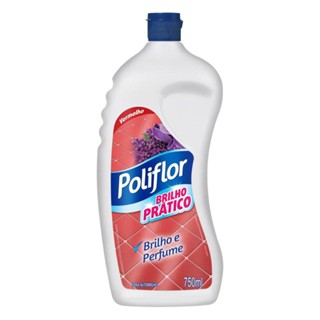 Cera Liquida Poliflor Brilho Pratico Vermelha Squeeze 750ml