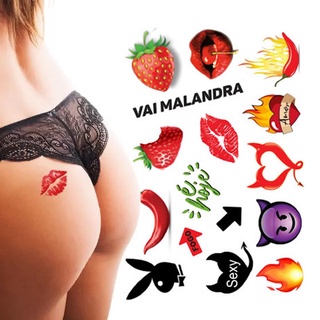 Tatuagem Temporária Íntima Erótica Sedução SEX SHOP un