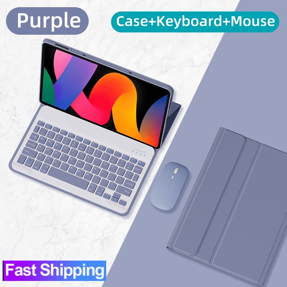 Redmi Pad SE 11'2023 Capa Magnética De Teclado Bluetooth 10.61 2022 Xiaomi De Mesa Com Mouse Wilress Couro PU