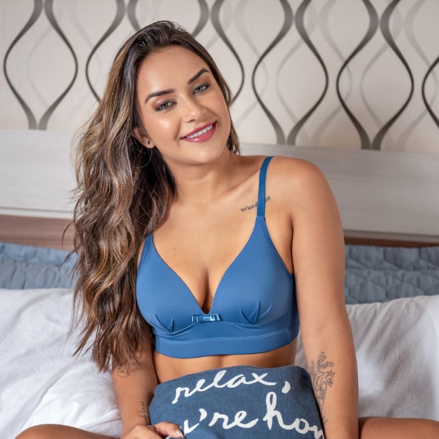 Sutiã Confort Microfibra Bojo Soft Macio Sem Arco Pala 30