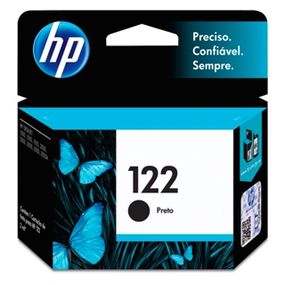 Cartucho HP 122 Original CH561HB preto p/ DeskJet 1000, 2050, 3050, 2000 em Oferta na Shopee