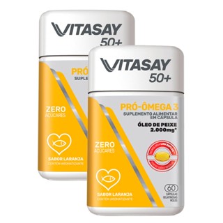 Kit 2 Vitasay 50+ Pró Ômega 3 60 Cápsulas Gelatinosas Moles