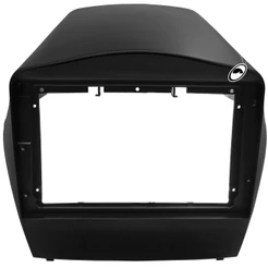Moldura De Painel 2 Din 9" Polegadas IX35 2010 Em Diante - Preto