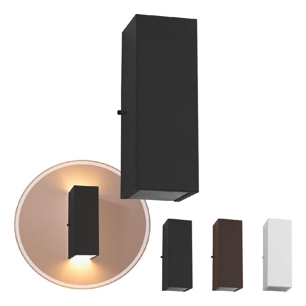 3x Arandela 2 Focos Fachos Grande 30cm Alumínio P/2xe27 St2771 em Oferta na Shopee