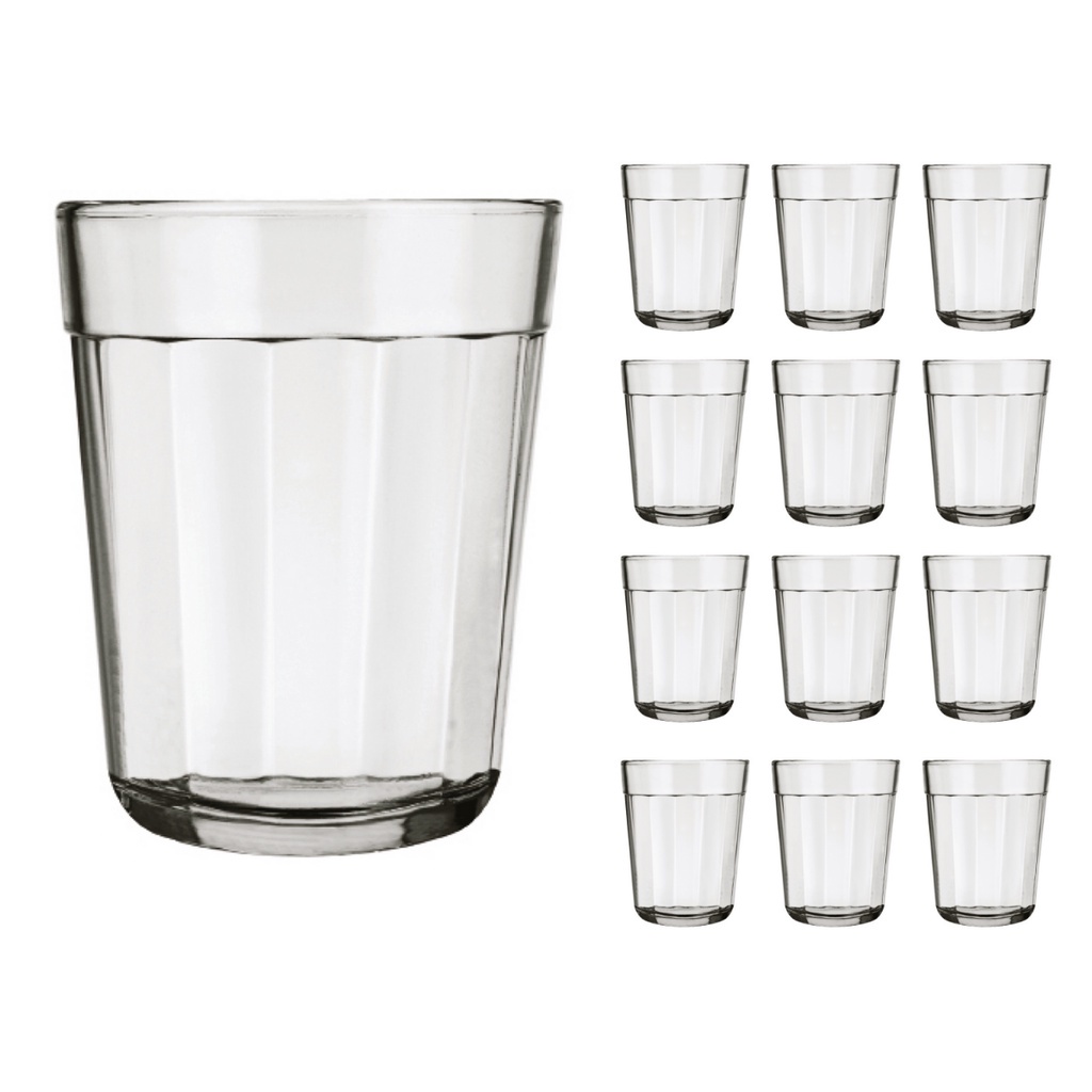 Mini Copos Americano de Vidro Dose Cachaça Shot Tequila 12Un