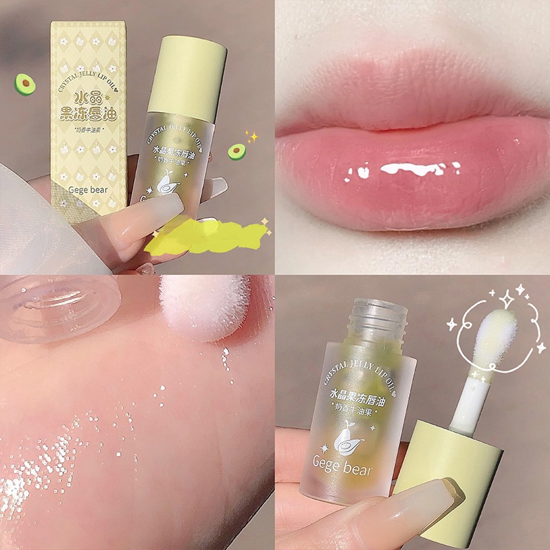Crystal Jelly Lip Oil/Essence Exfoliation to Whiten Lines Gloss Gege Balm-Hidrata Os Lábios , Reduz As Linhas Maquiagem — imagem 2 de 2