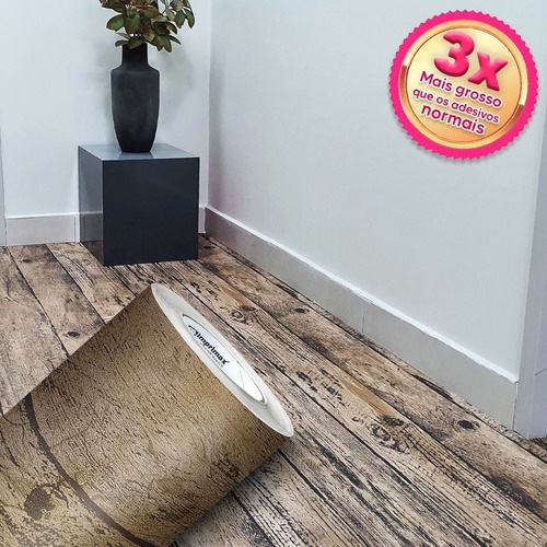 Adesivo De Piso Autocolante Lavável Impermeável 2m X 60cm em Oferta na Shopee