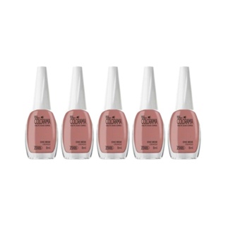 Kit Esmalte Colorama Cremoso Chic Bege (5 unidades) em Oferta na Shopee