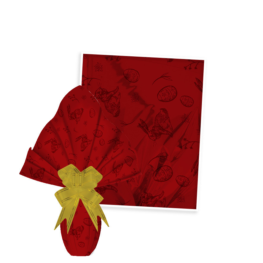 25 Sacos Express  PÁSCOA VINTAGE RED VELVET Ovo Páscoa 150g a 250g - 30X30 cm  Luckyfest em Oferta na Shopee