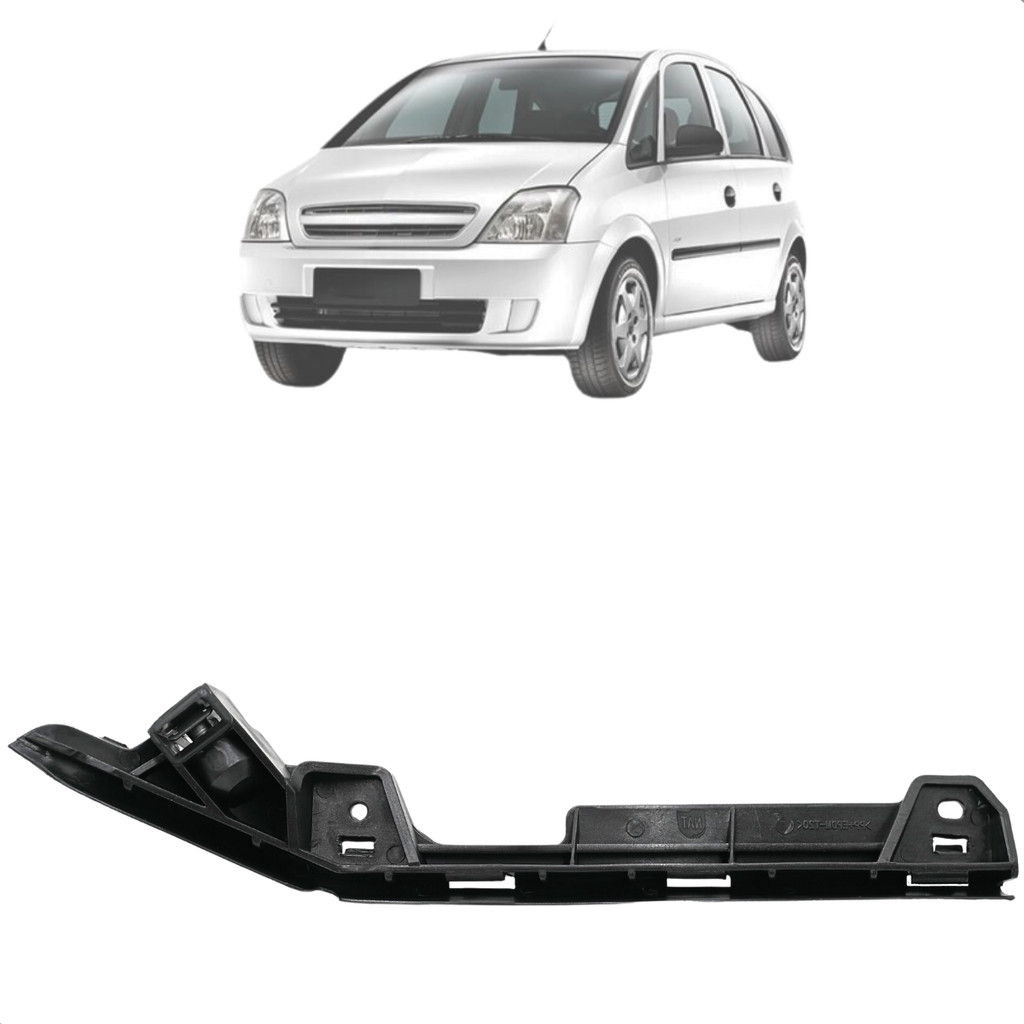 Guia Para choque Dianteiro Meriva 2003 Até 2012 Lado Esquerdo