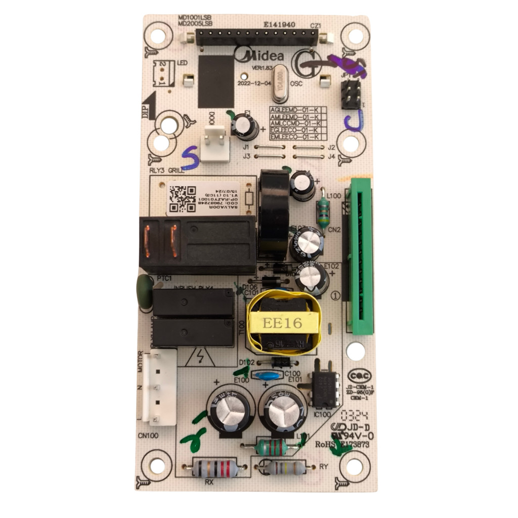 PLACA ELETRONICA MICROONDAS MIDEA 20L 127/220V 79037248