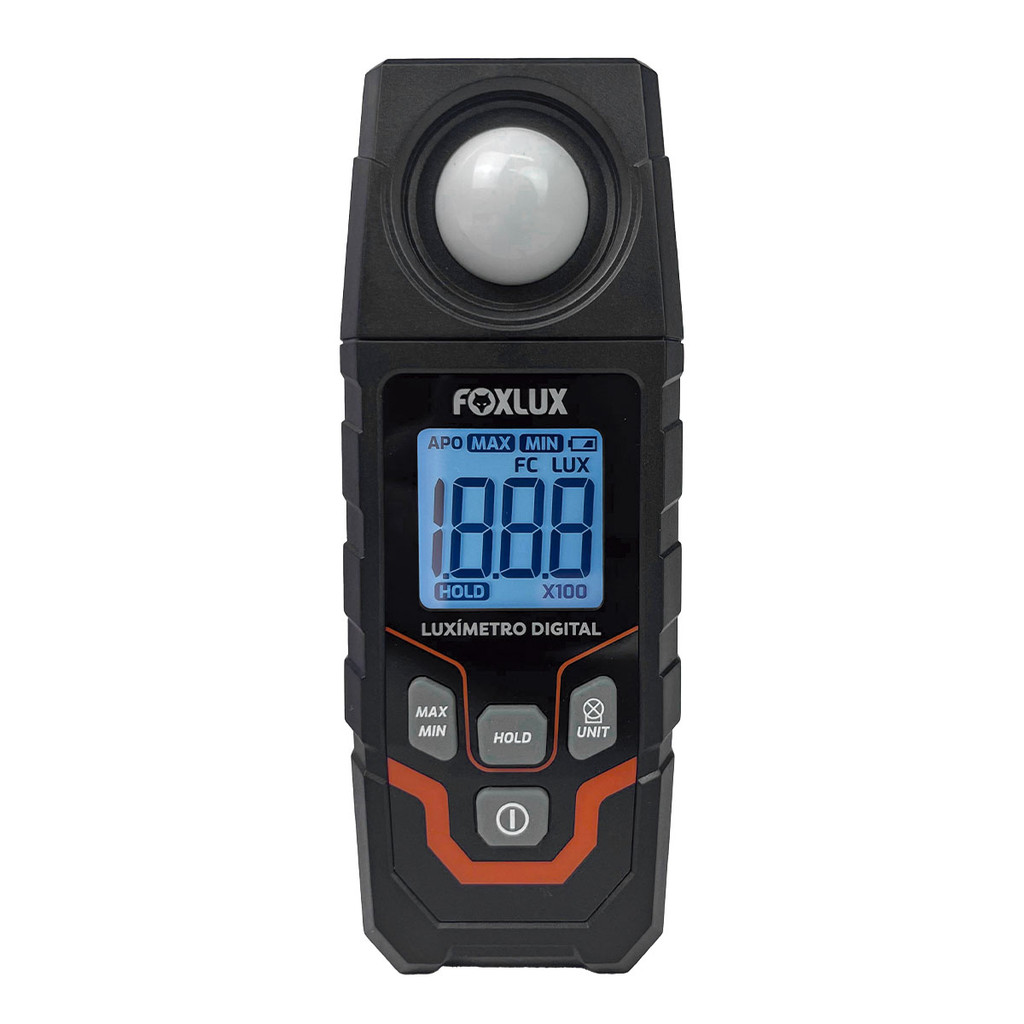 Luxímetro Digital Profissional Foxlux com Display – Medidor de Iluminância Sensor de Alta Precisão em Oferta na Shopee