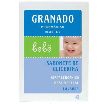 Sabonete em Barra Bebê Glicerina Lavanda Granado -  90G