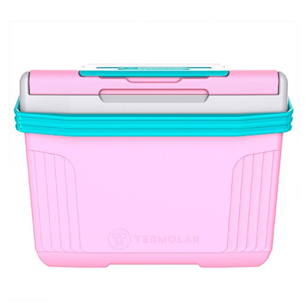 Caixa Cooler Térmico Pequeno 8 Litros Rosa Cabe Ate 12 Latas Termolar em Oferta na Shopee