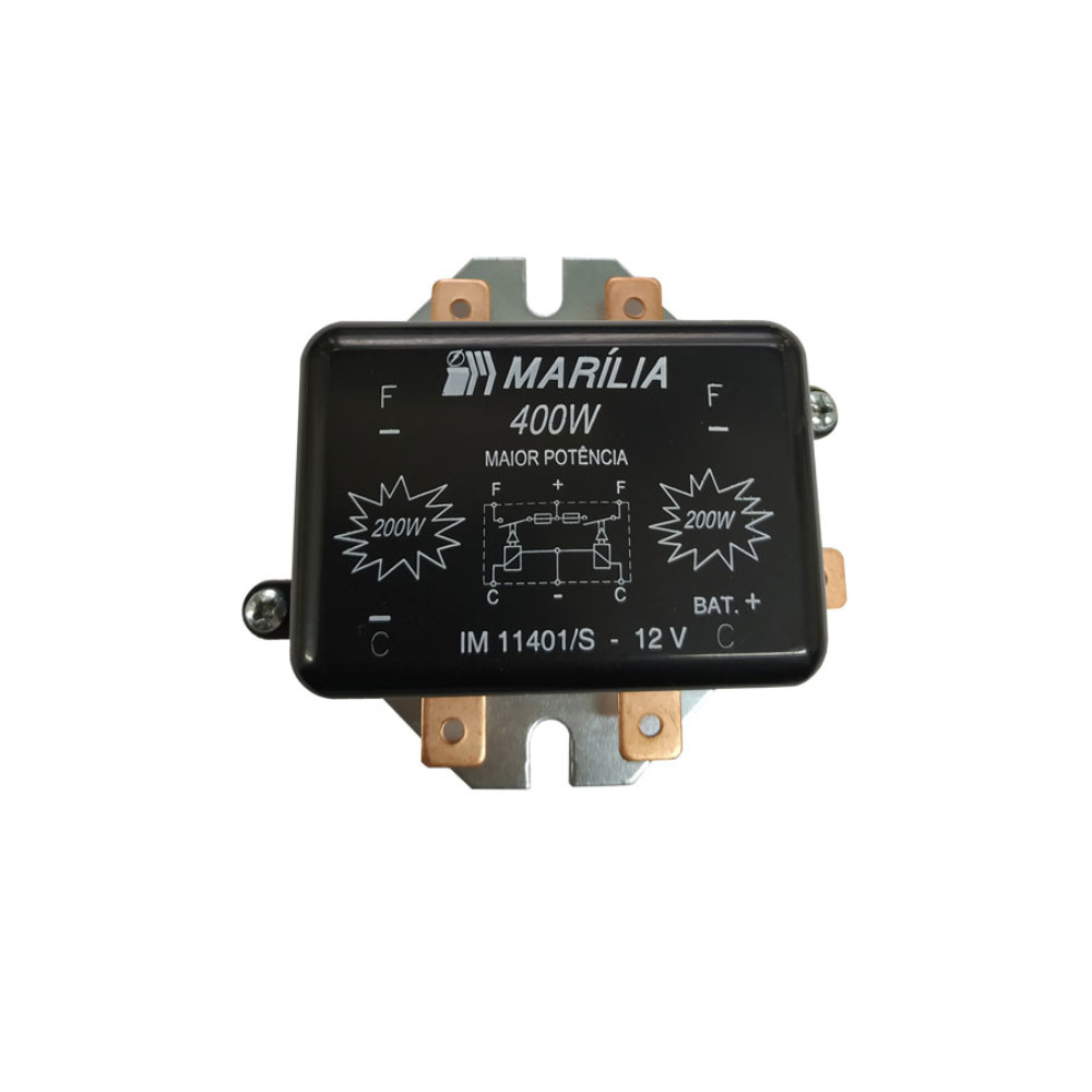 RELE AUXILIAR FAROIS 5 TERMINAIS 400W 12V