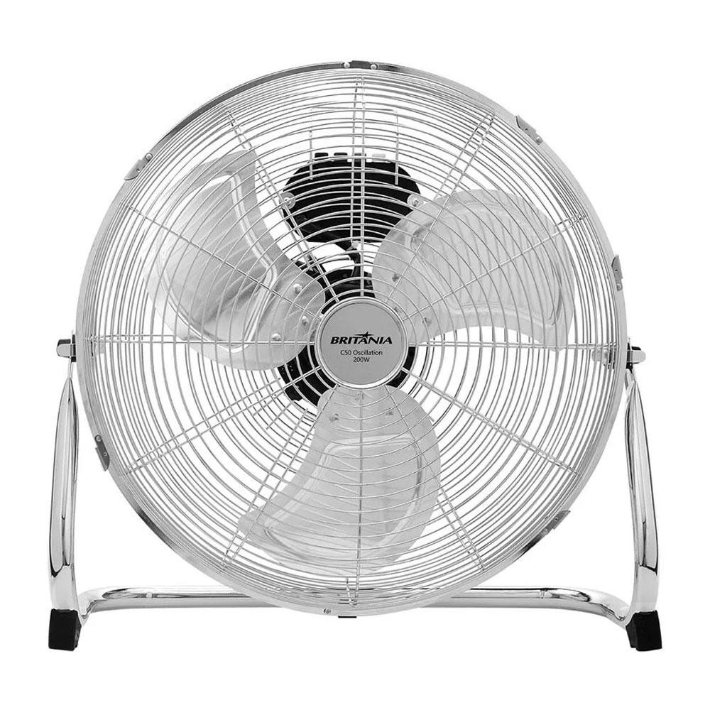 Ventilador De Mesa Britânia 3 Pás Inox 50Cm 220V
