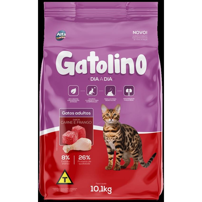 Ração Gatos Barato 10 Kg Gatolino Premium Special Alfa Pet