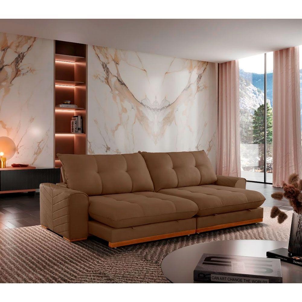 Sofá Argo Veludo 02 Módulos 120 Cm B25cm Meu Sofá Online B016 Veludo Marrom