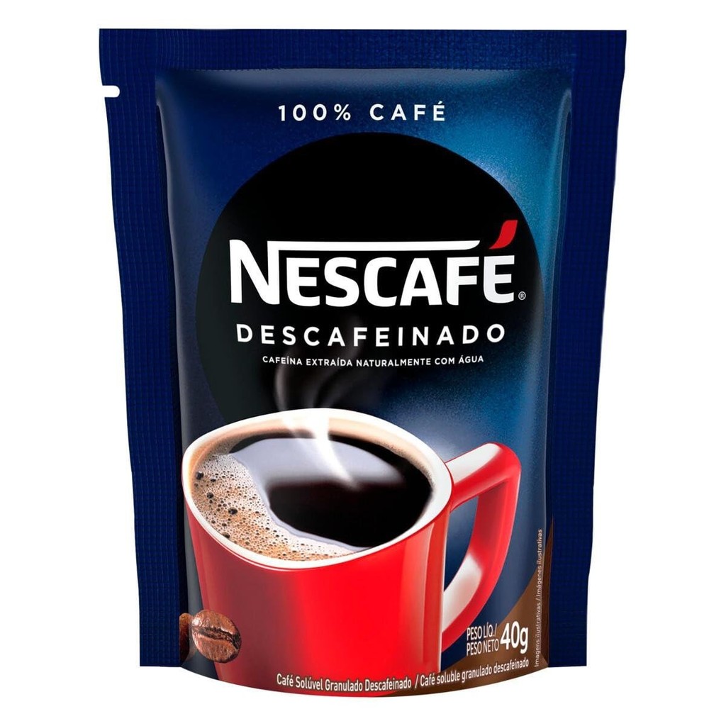 Café Solúvel Descafeinado Nescafé sachê 40g em Oferta na Shopee