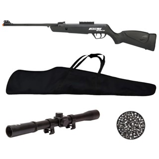 Carabina de Pressão Jade Mais Nitro 5.5mm - CBC + Capa + Chumbo + Luneta 4x20 em Oferta na Shopee