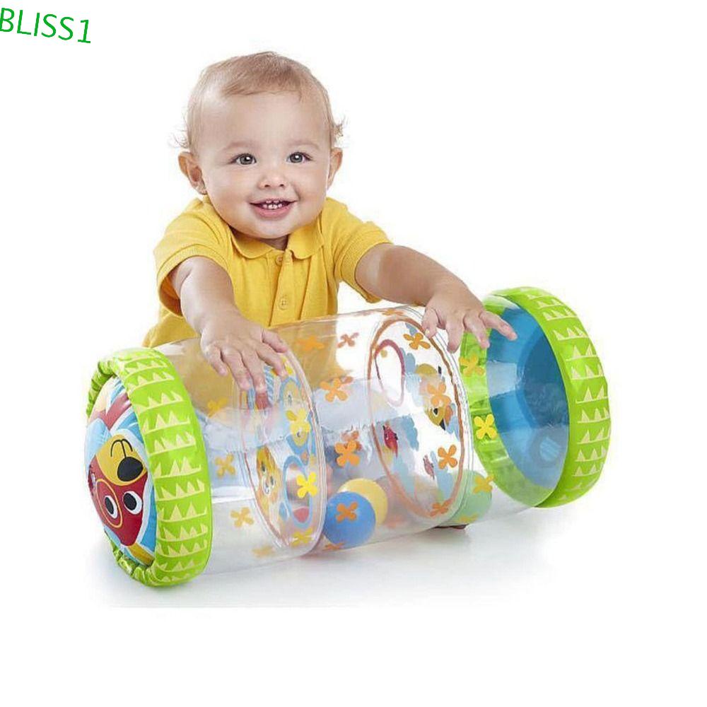 Brinquedo Inflável Do Rolo Rastejamento Bebê De BLISS1 , Tambor De Infantil Sino Verde , E...