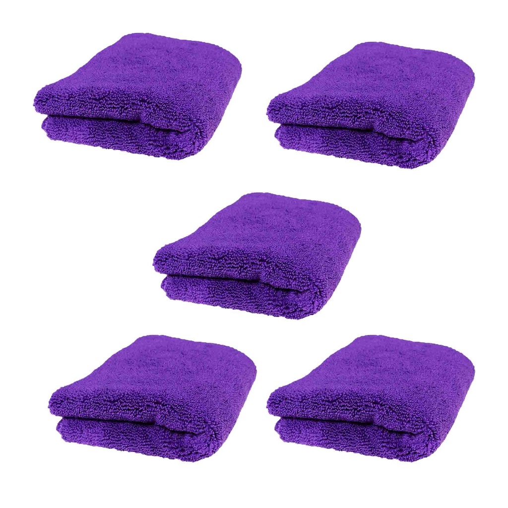 5 Panos de Microfibra 28x28cm Corte a Laser Roxo 220gr Zacs em Oferta na Shopee