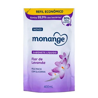 Sabonete Líquido Monange Refil Flor De Lavanda 400ml