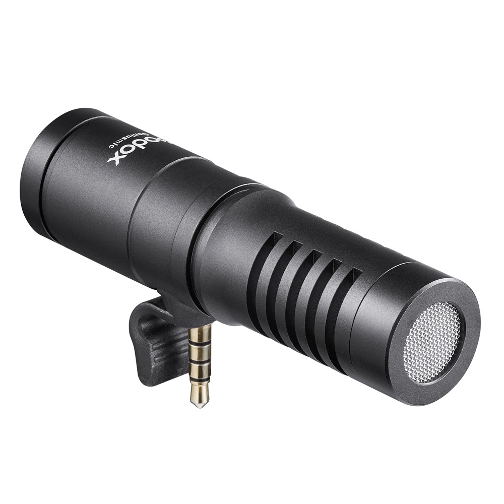 Microfone Direcional Godox GeniusMic 3.5mm para Smartphone