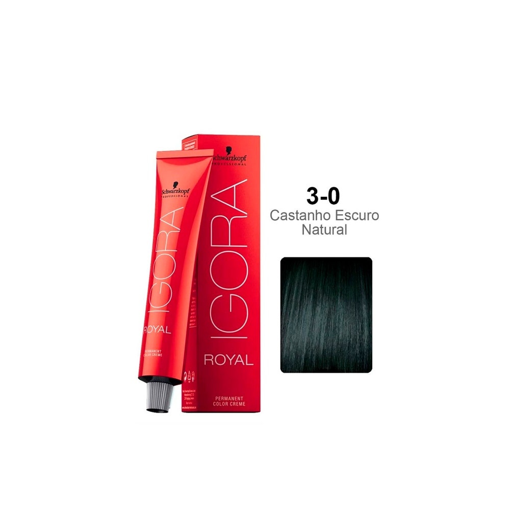 Tintura Schwarzkopf Igora Royal 3.0 Castanho Escuro em Oferta na Shopee