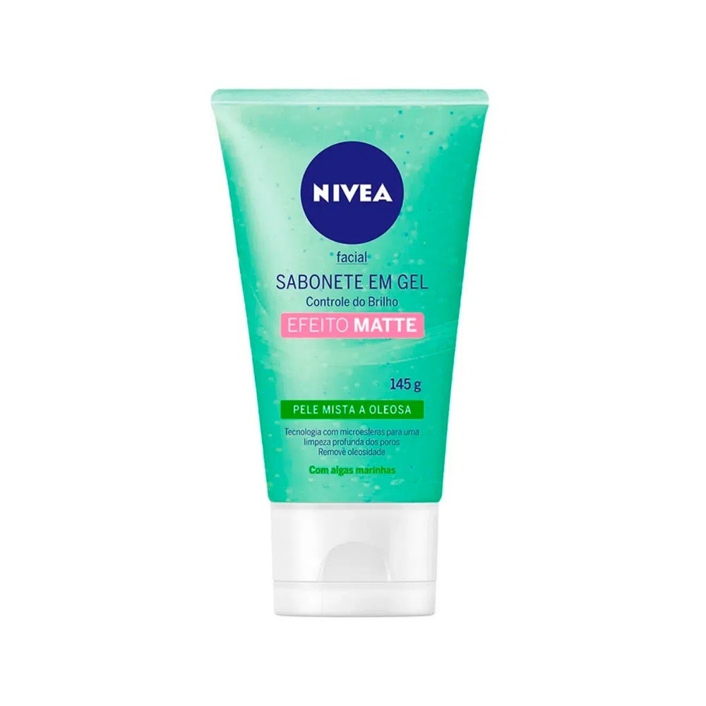 Sabonete Facial Nivea Gel Controle Brilho 145ml - Beauty